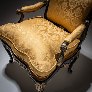 Baroque Armchairs, Mid-18th Century