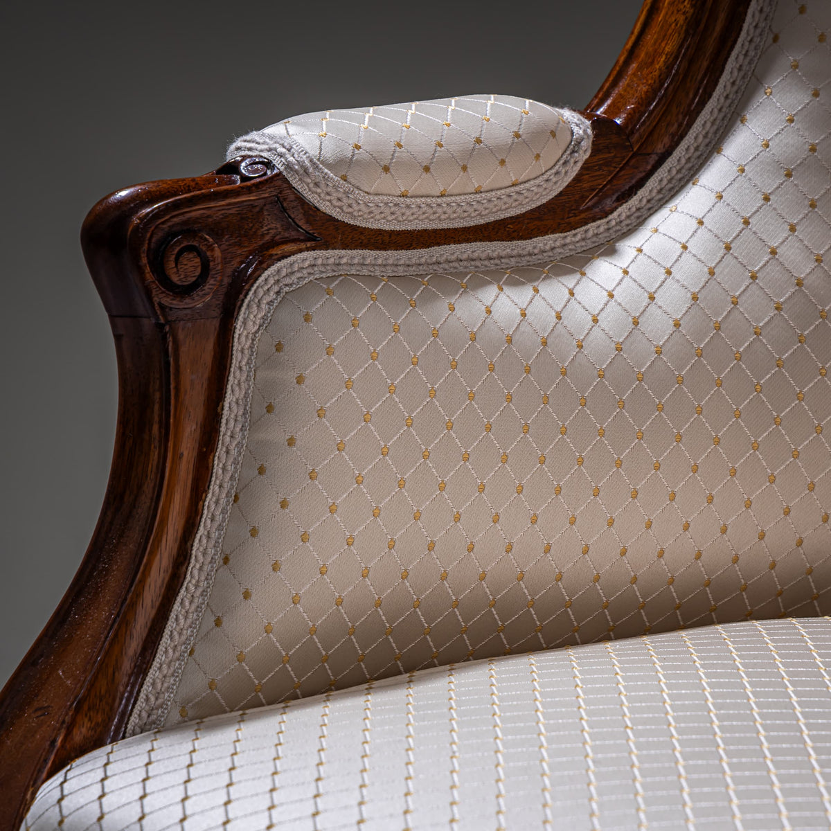 Louis XV Style Wingback Chair, Dresden / Germany, circa 1880