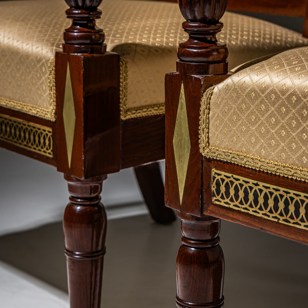 Pair of Armchairs, Consulat Period, France, Late 18th Century