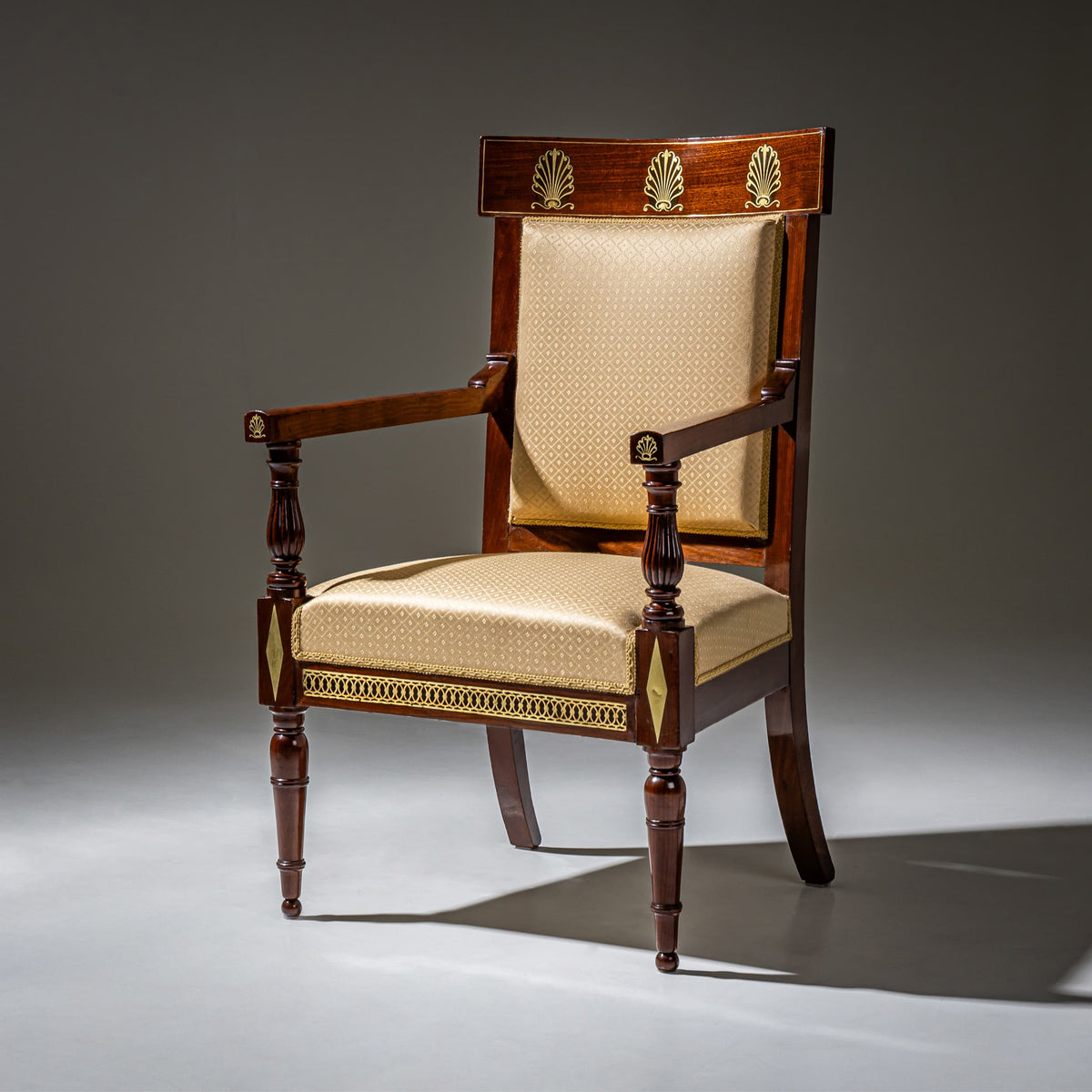 Pair of Armchairs, Consulat Period, France, Late 18th Century