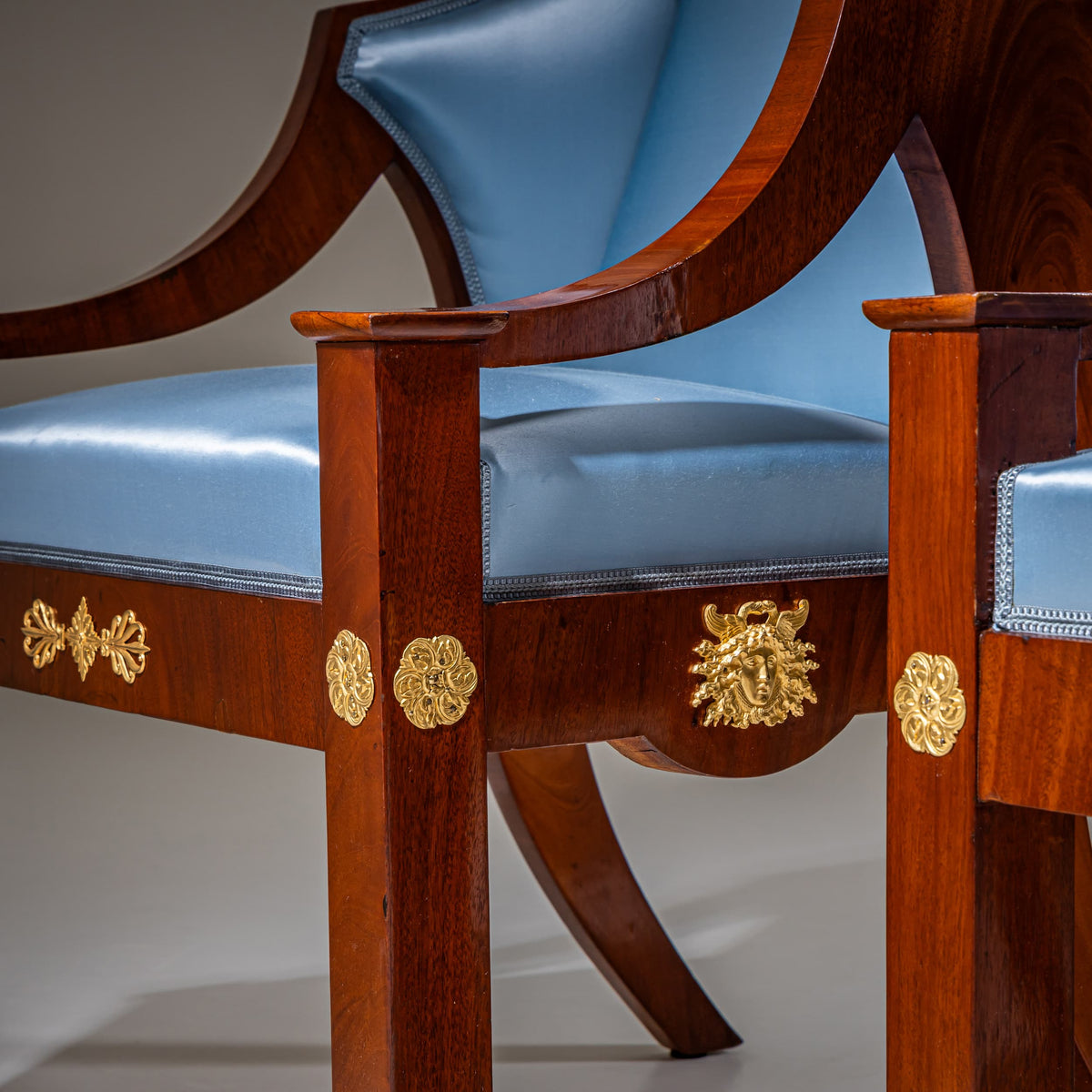 Pair of Empire Armchairs, Stockholm / Sweden, Early 19th Century