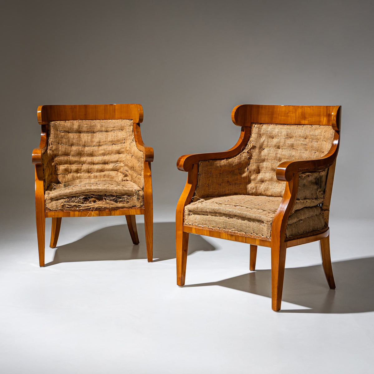 Pair of Biedermeier Bergères, Austria, circa 1830