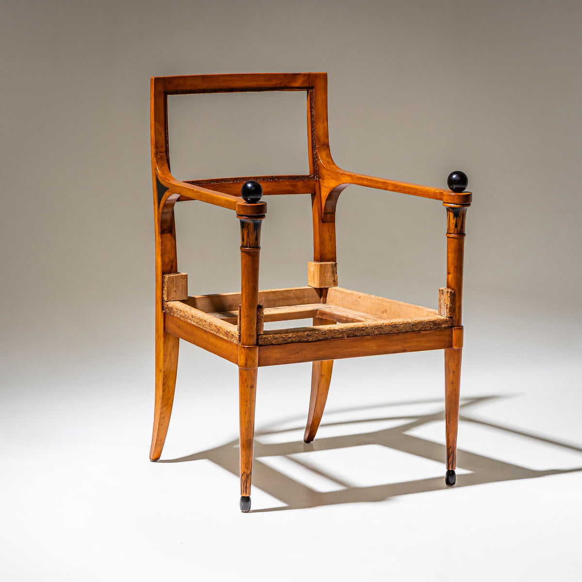 Pair of Empire Armchairs, Schloss Aschaffenburg, Southern Germany, Early 19th Century
