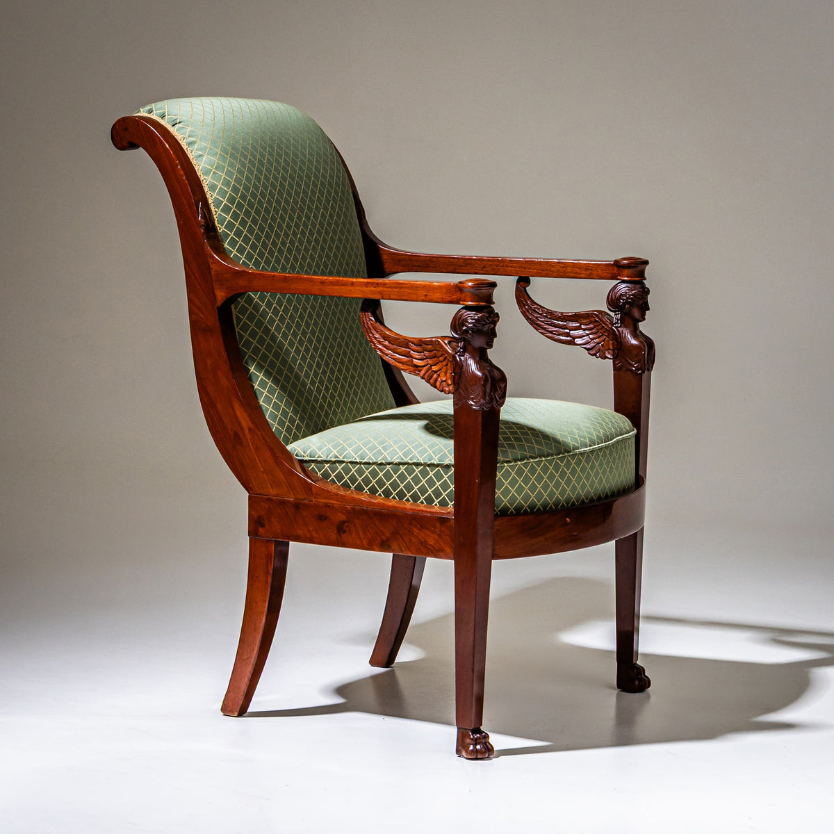 Empire Armchairs, Stamped Henri Jacob (Maître 1779), France, Early 19th Century