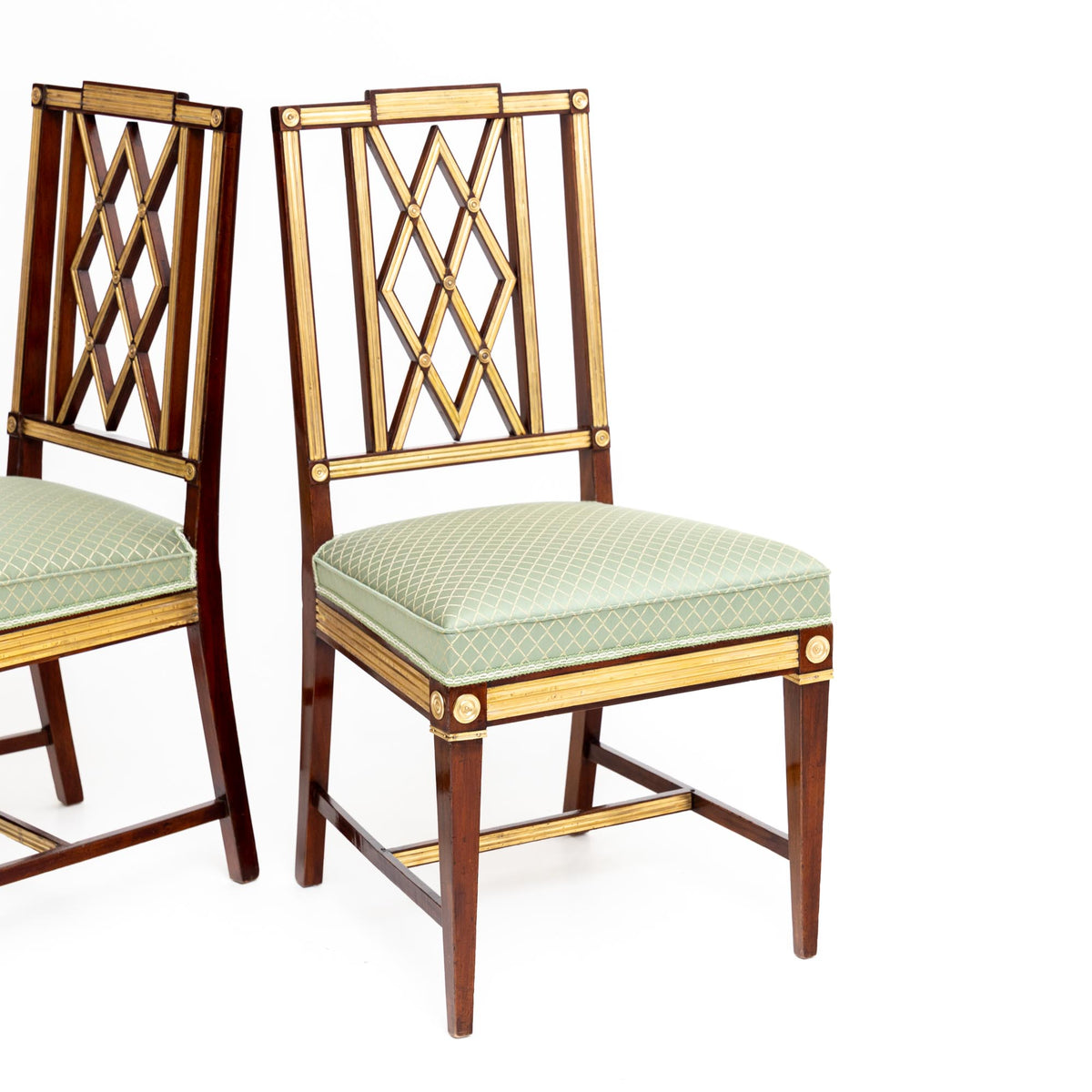 Neoclassical Dining Room Chairs, Baltic, End of 18th Century