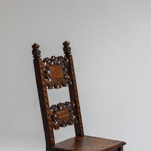 Renaissance Side Chair, Italy 17th Century