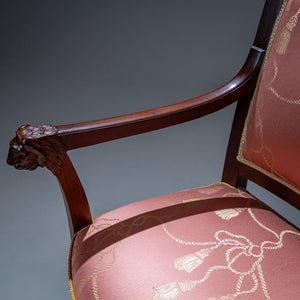 Empire Armchairs, Pierre-Benoît Marcion, France, circa 1810