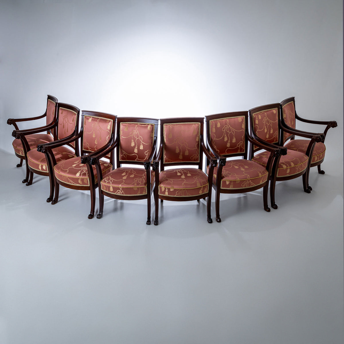 Empire Armstühle, Pierre-Benoît Marcion, Frankreich, um 1810