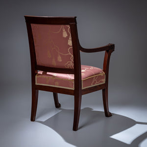 Empire Armchairs, Pierre-Benoît Marcion, France, circa 1810