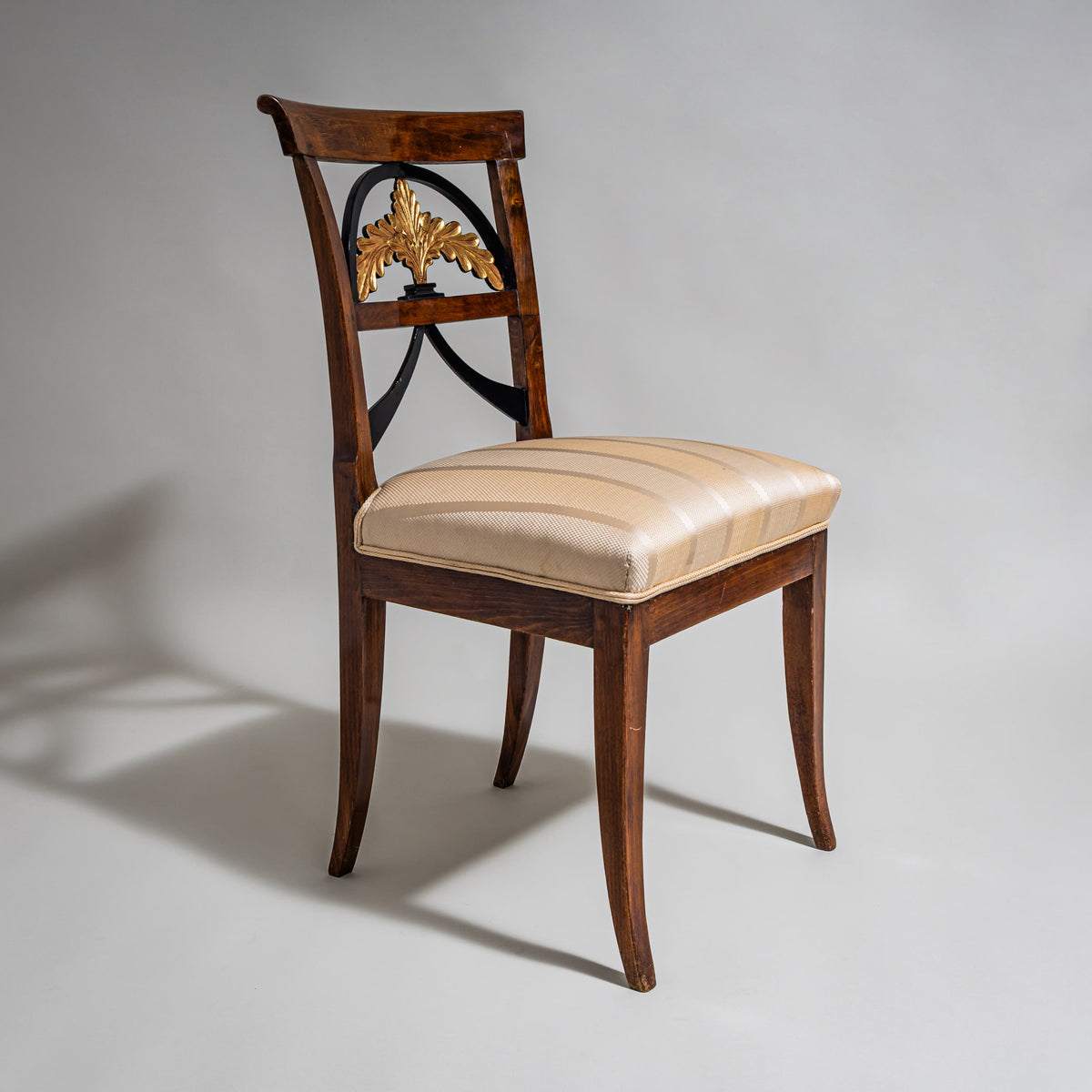 Biedermeier Beistellstuhl, Mitteldeutschland, um 1835–1840