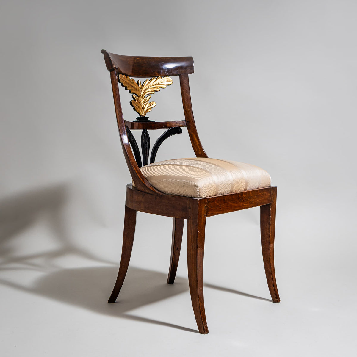 Biedermeier Beistellstuhl, Mitteldeutschland, um 1835–1840