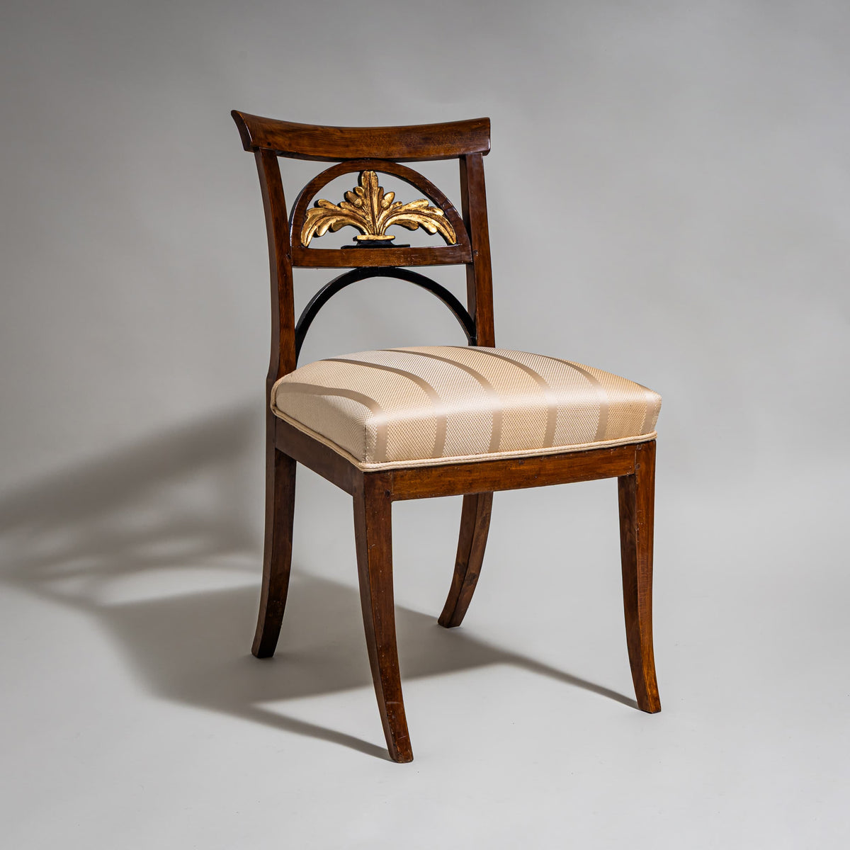Biedermeier Beistellstuhl, Mitteldeutschland, um 1835–1840