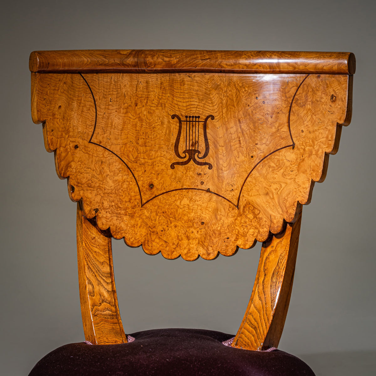 Drehstuhl für Harfespiel, um 1830