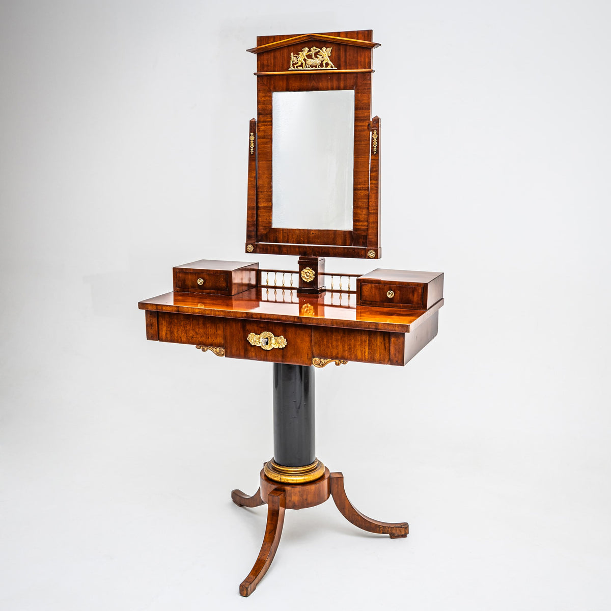 Dressing Table in Mahogany, probably Denmark circa 1830