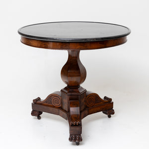 Side Table with Granite Top, Restoration Period, France circa 1840