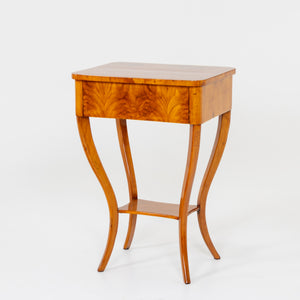 Biedermeier side table with one drawer, Thuringia circa 1830