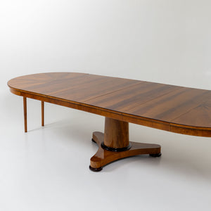 Biedermeier pull-out Dining Table in Ash, Germany, around 1820
