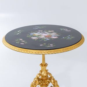 Table with floral Micromosaic, Vienna / Italy, 2nd half of the 19th century