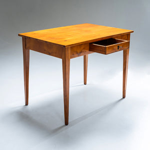 Biedermeier Cherry wood Writing Table, 19th Century