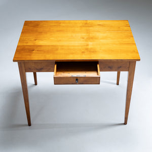 Biedermeier Cherry wood Writing Table, 19th Century