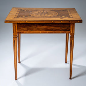 Marquetry Side Table, Austria, late 18th Century