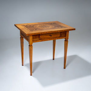 Marquetry Side Table, Austria, late 18th Century