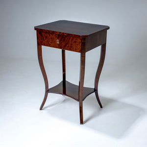 Biedermeier Side Table with one Drawer, circa 1830