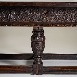 Very Large Dining Table in Solid Walnut, 18th/19th Century