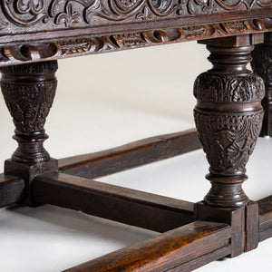 Very Large Dining Table in Solid Walnut, 18th/19th Century