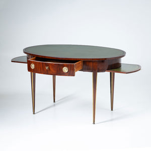 Oval Mahogany Writing Desk, circa 1800