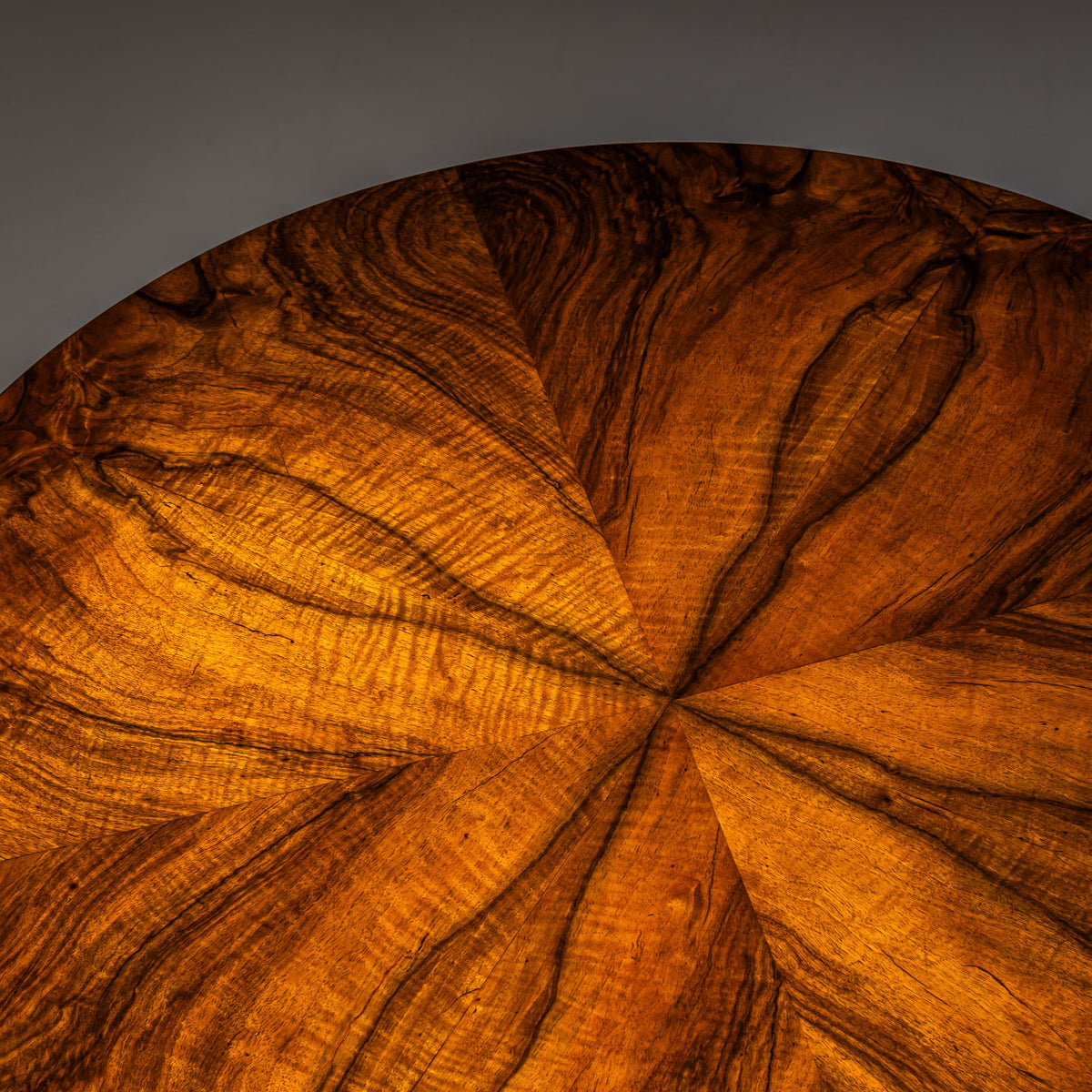 Biedermeier Walnut Salon Table, circa 1820