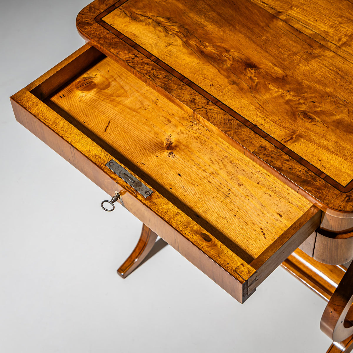 Biedermeier Sewing Table, probably Saxony, circa 1830