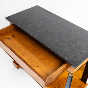 Biedermeier Console Table with Stone Top, circa 1820