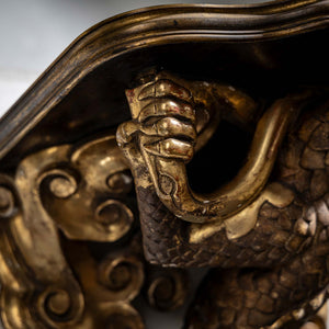 Golden Dragon as Wall Console, France 2nd Half 19th Century