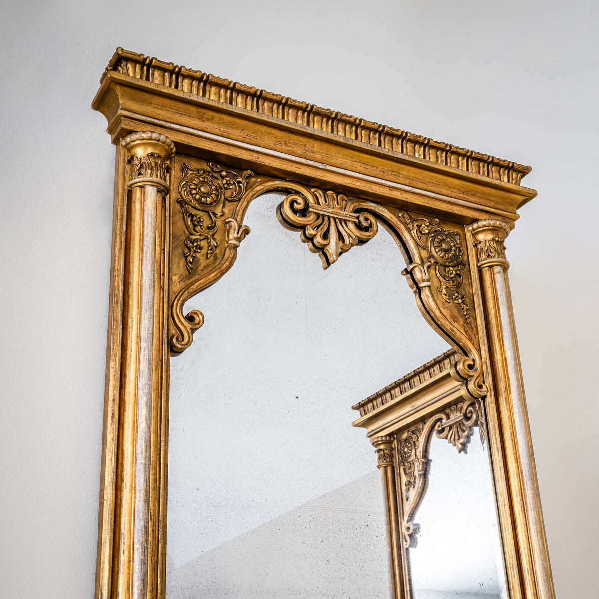 Pair of Pier Mirrors with Consoles, Germany, circa 1840