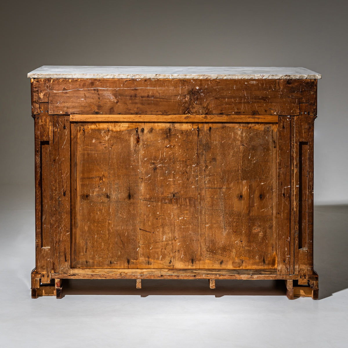 Charles X Sideboard in Mahogany with Marquetry, France, circa 1830