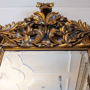 Large Giltwood Wall Mirror, Florence, circa 1880