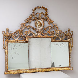 Large Louis Seize Wall Mirror, late 18th Century