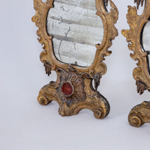 Two Rococo Table Mirrors, Mid-18th Century