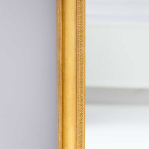 Gold-patinated wall mirror, 19th century