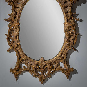 George III Giltwood Wall Mirror, England c. 1770