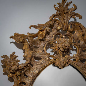 George III Giltwood Wall Mirror, England c. 1770