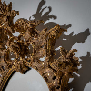 George III Giltwood Wall Mirror, England c. 1770