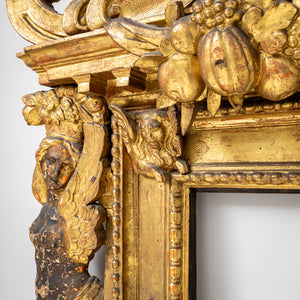 Large Early Baroque Frame, “Regina Coeli,” Italy, late 16th/ early 17th Century