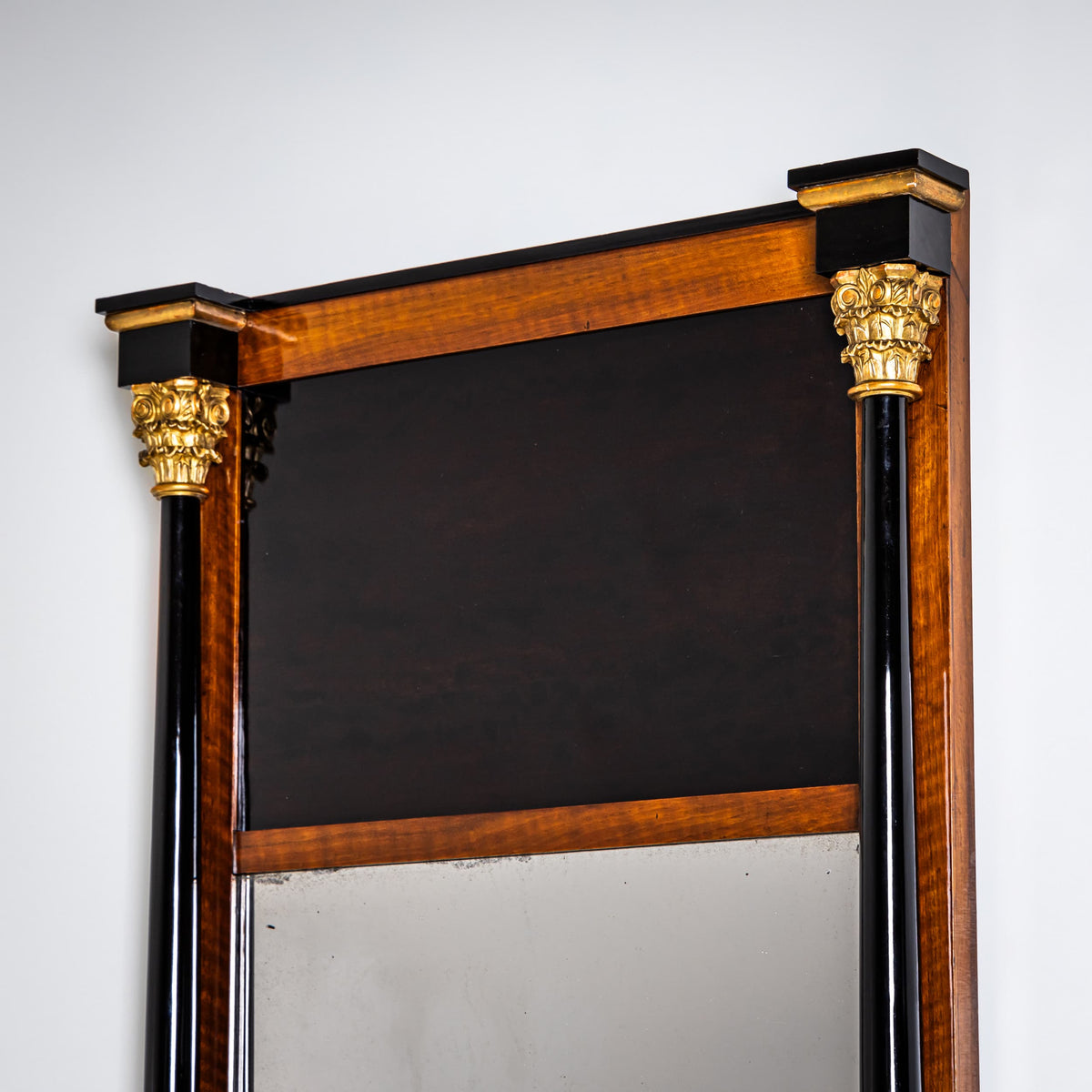 Biedermeier Pfeilerspiegel, um 1810