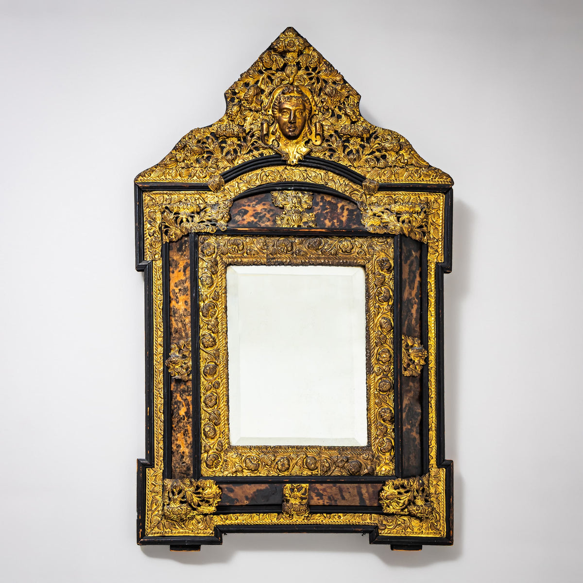 Wandspiegel im Barockstil, wohl Niederlande, 19. Jahrhundert