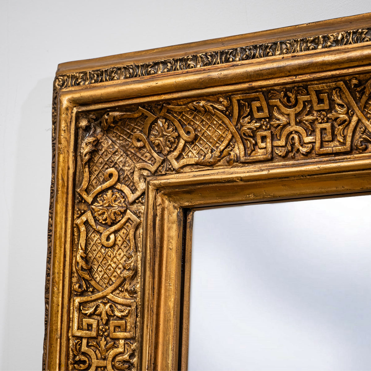 Large Gilt Régence-Style Wall Mirror, France, 19th Century