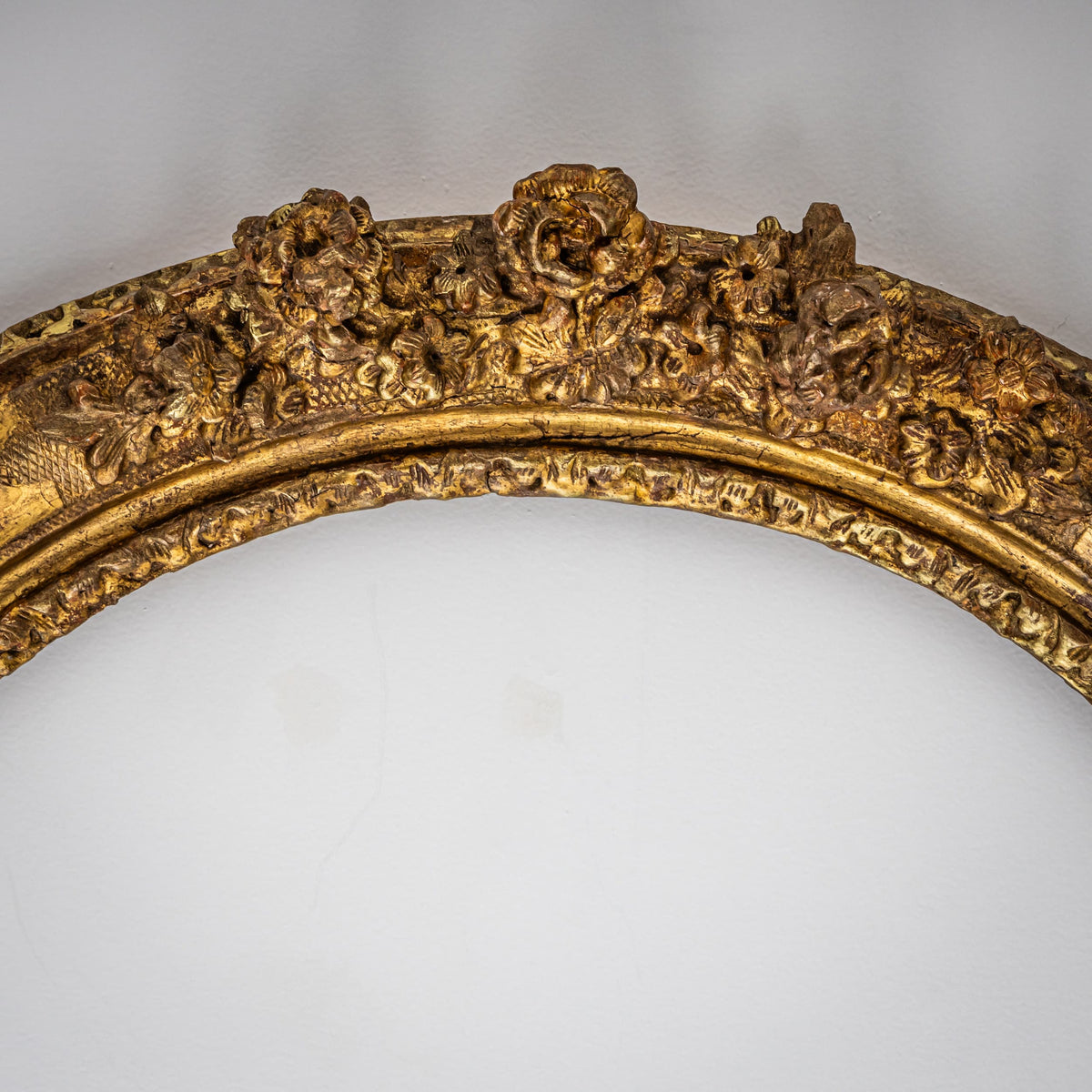 Oval Gilt Louis XV Stucco Frame, France, 18th Century