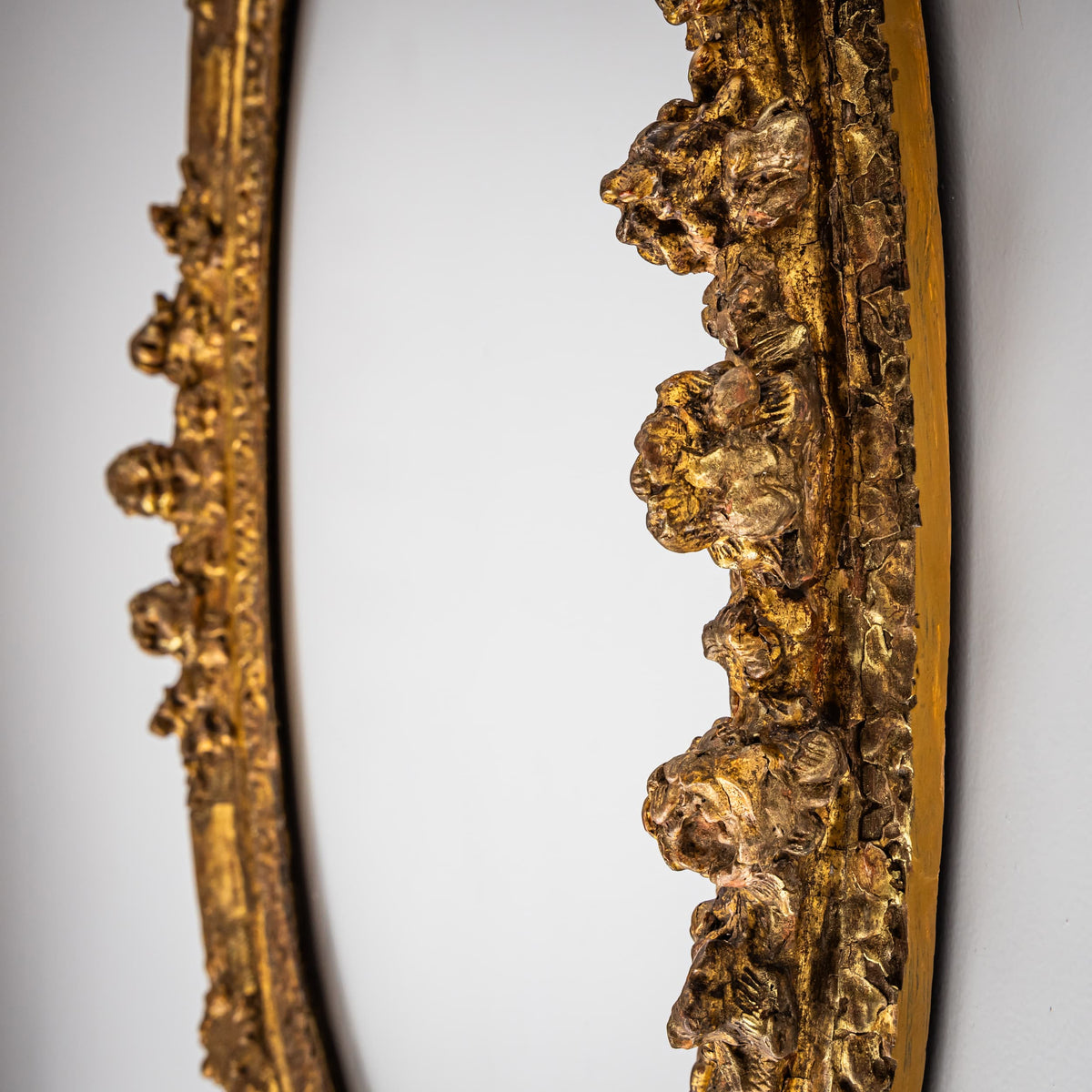 Oval Gilt Louis XV Stucco Frame, France, 18th Century