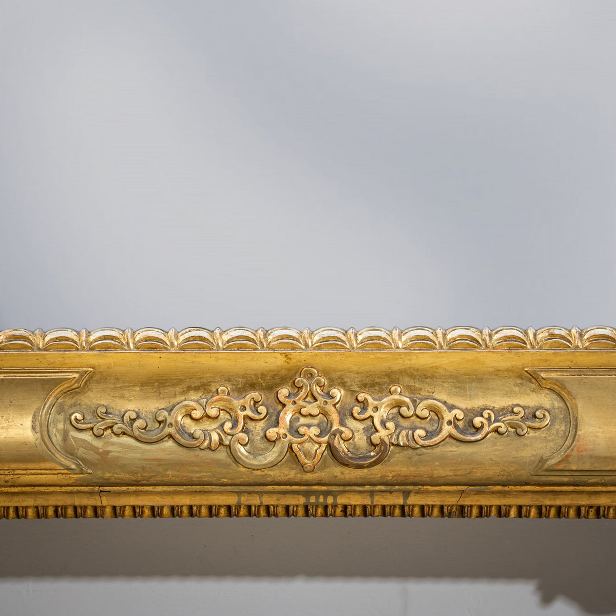 Großer Florentiner Wandspiegel im Barockstil, Italien, Ende 19. Jahrhundert